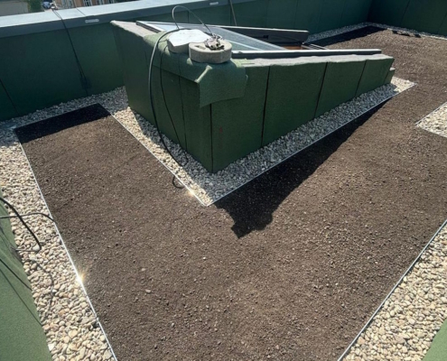 Anlage eines Gründaches in Hamburg durch ZMB